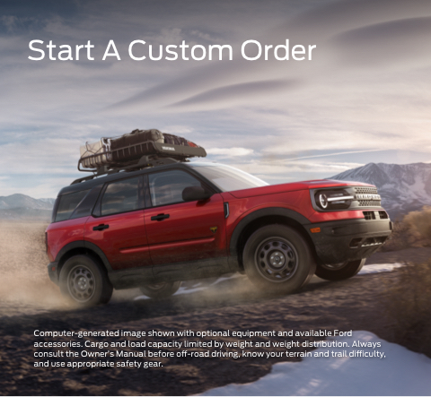 Start a Custom Order -Red Bronco Sport
