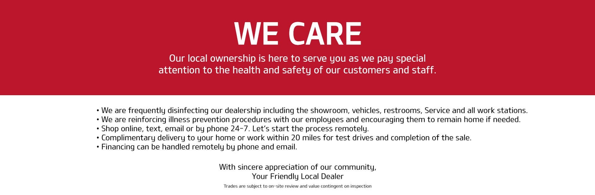 We Care Covid 19